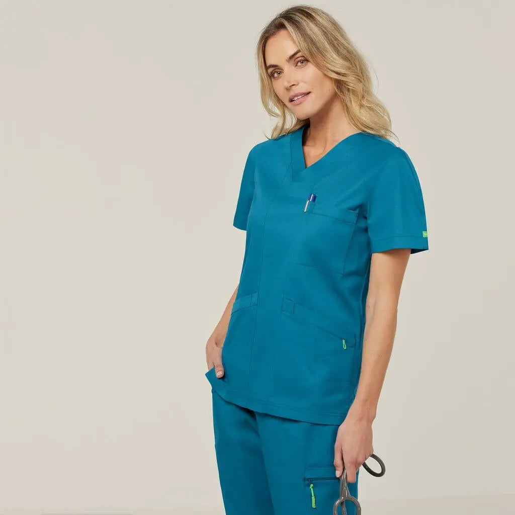 Carl Unisex V-Neck Scrub Top CATRFV - City Workwear