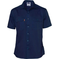 Dnc Workwear Cotton Drill Short Sleeve Work Shirt - 3201 Metro Workwear.