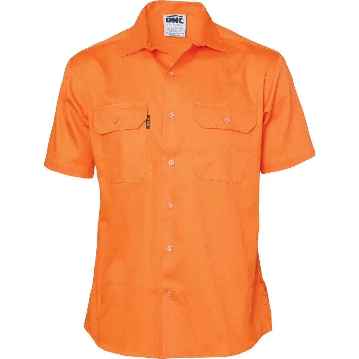 Dnc Workwear Cotton Drill Short Sleeve Work Shirt - 3201 Metro Workwear.
