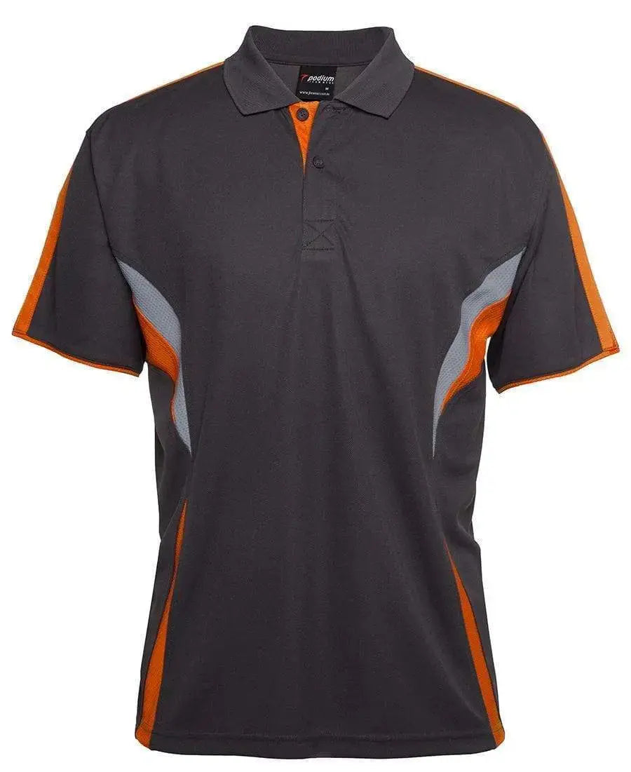 Jb's Wear Casual Wear Gunmetal/Orange/Grey / S JB'S Cool Polo 7COP