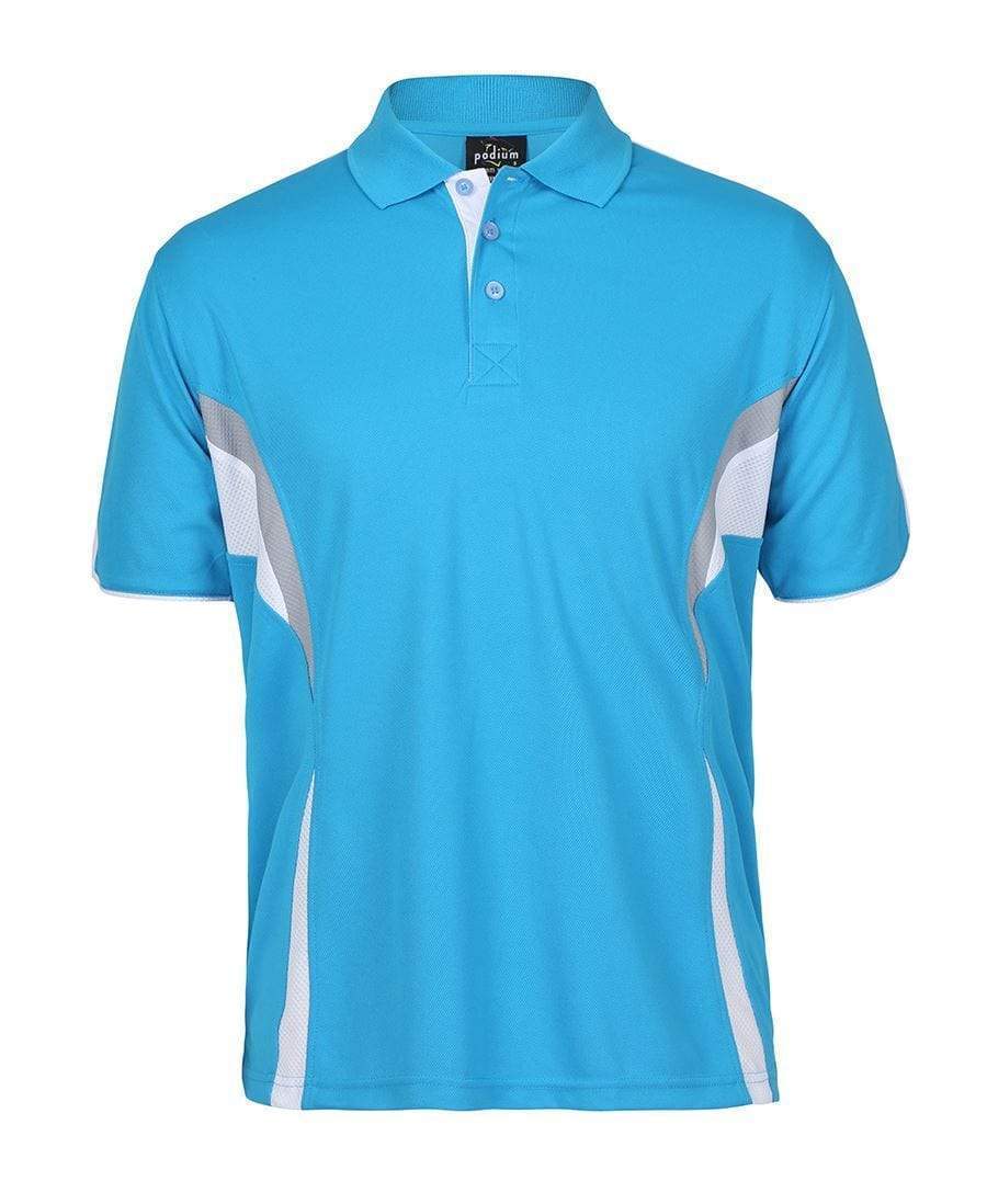 Jb's Wear Casual Wear Aqua/White/Grey / S JB'S Cool Polo 7COP