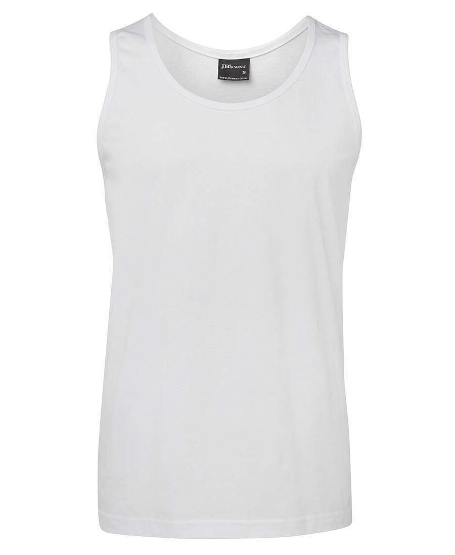 JB'S Cotton Singlet 1S Casual Wear Jb's Wear White S 