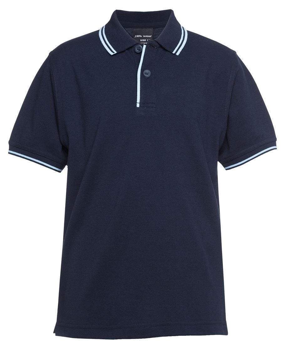 Jb's Wear Casual Wear Navy/Lt Blue / 4 JB'S Kid’s Contrast Polo