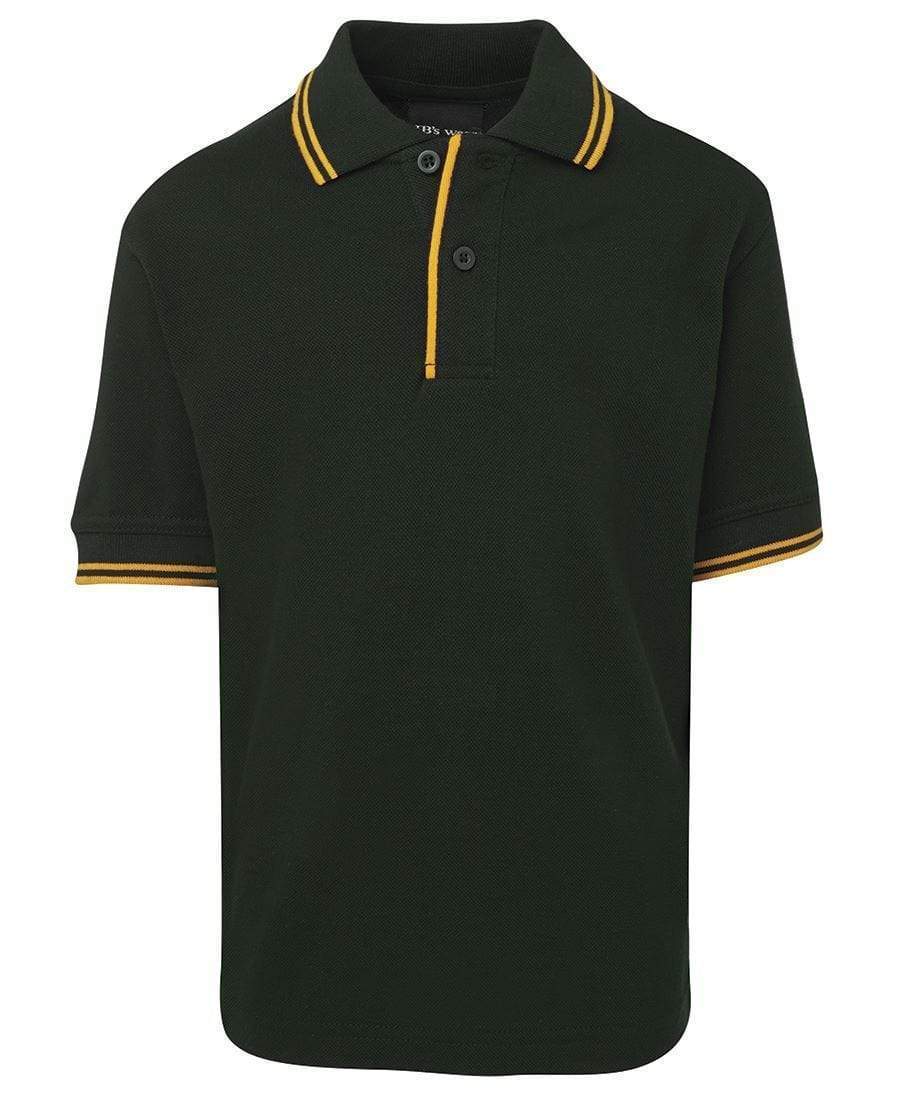 Jb's Wear Casual Wear Bottle/Gold / 4 JB'S Kid’s Contrast Polo