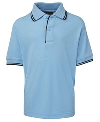 Jb's Wear Casual Wear Lt Blue/Navy / 4 JB'S Kid’s Contrast Polo