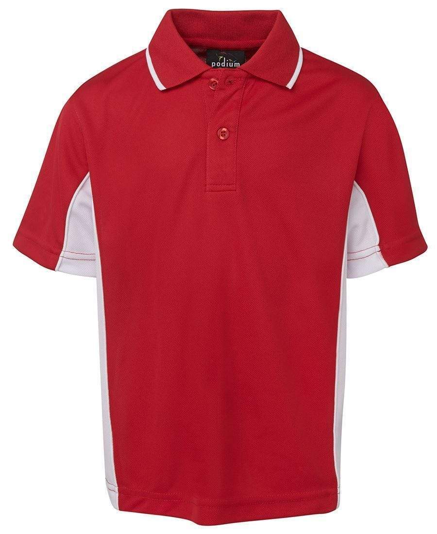 Jb's Wear Casual Wear Red/White / 4 JB'S Kid’s Contrast Polo 7PP3