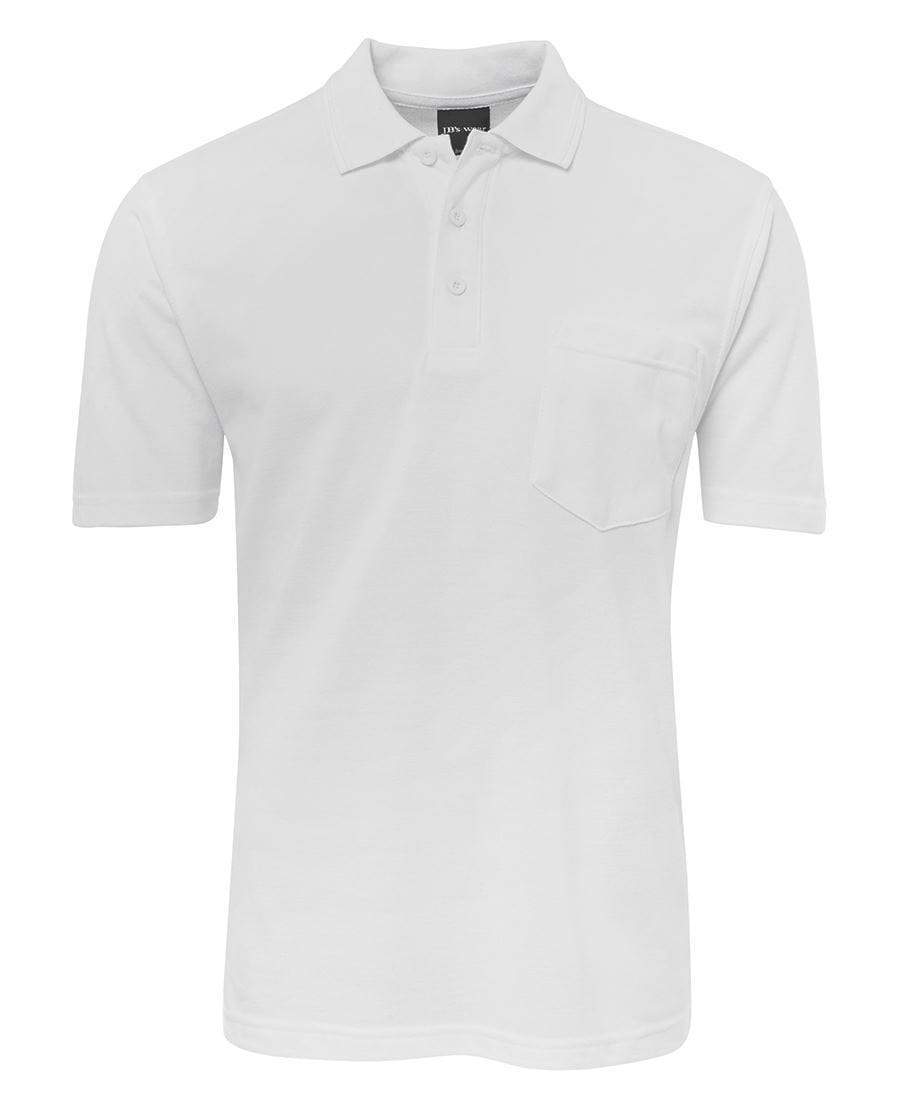 Jb's Wear Casual Wear White / S JB'S Pocket Polo 210P