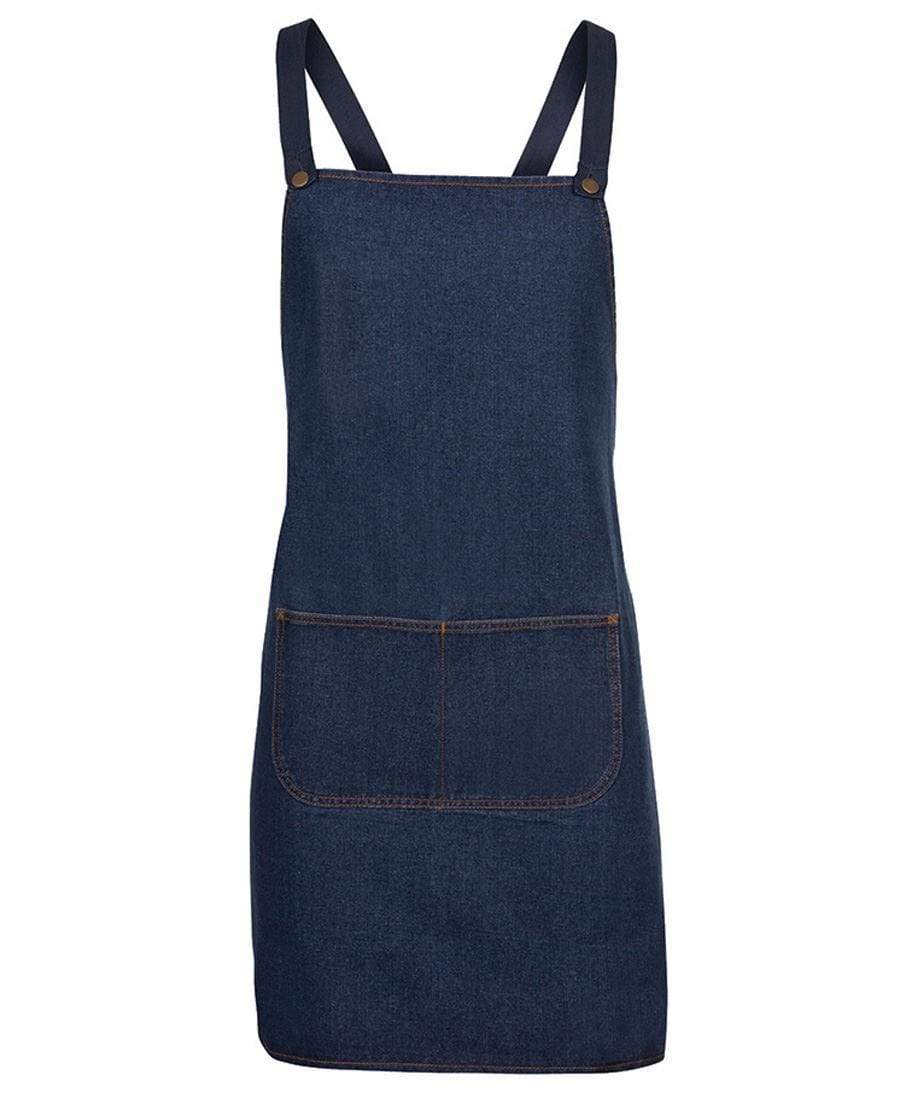 Jb's Wear Hospitality & Chefwear Cross-Back Denim Apron (Without Straps) 5ACBD