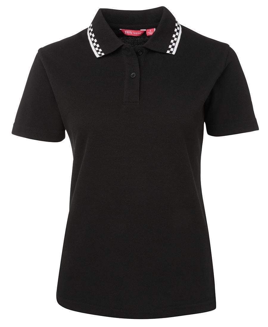 Jb's Wear Hospitality & Chefwear Black/White / 8 JB'S Women’s Chef Polo 5LP