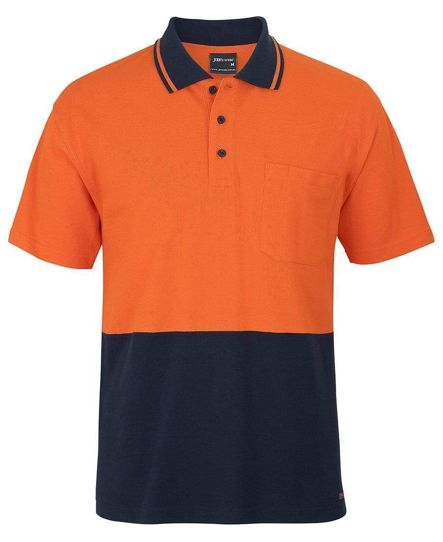 JB'S Wear Work Wear Orange/Navy / 2XS JB's cotton pique traditional polo 6HVQS