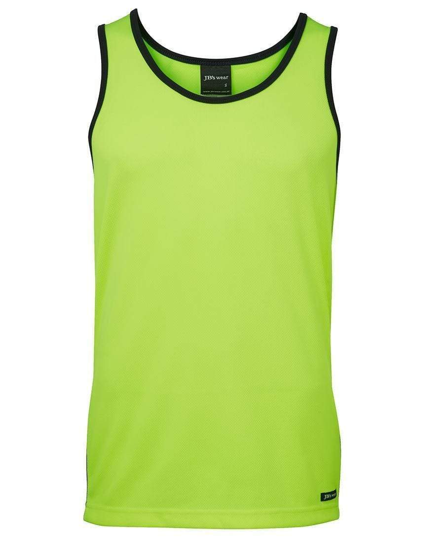 Jb's Wear Work Wear JB'S Hi-Vis Contrast Singlet 6HCS4