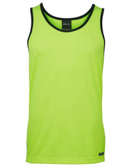 Jb's Wear Work Wear JB'S Hi-Vis Contrast Singlet 6HCS4