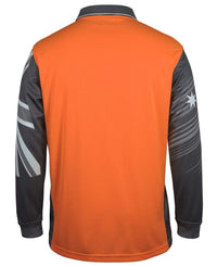 JB'S Wear Work Wear JB's Hi vis long sleeve Southern Cross polo 6HSCL