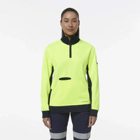 Kinggee Women's Spliced Taped 1/4 Zip Fleece K45009 