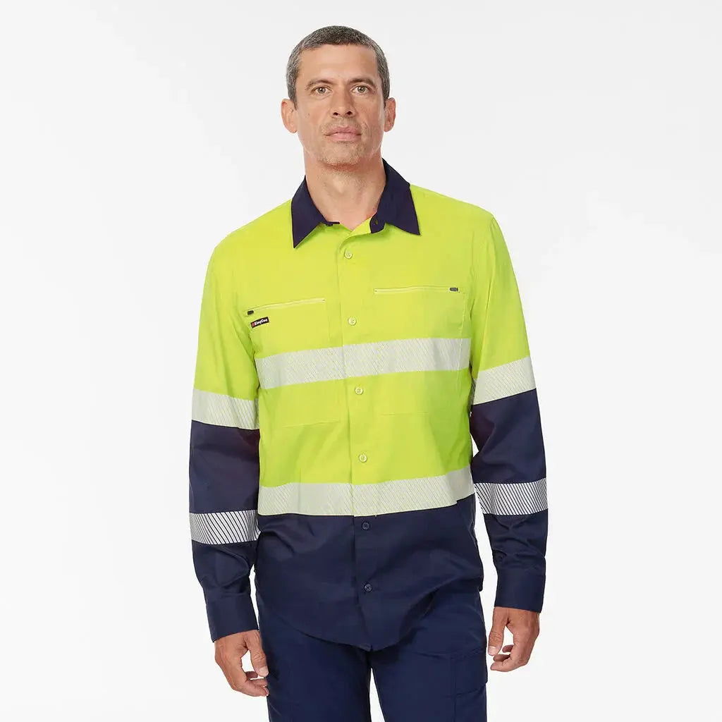 KingGee Drycool Hi Vis Taped Shirt K54037  Metro Workwear