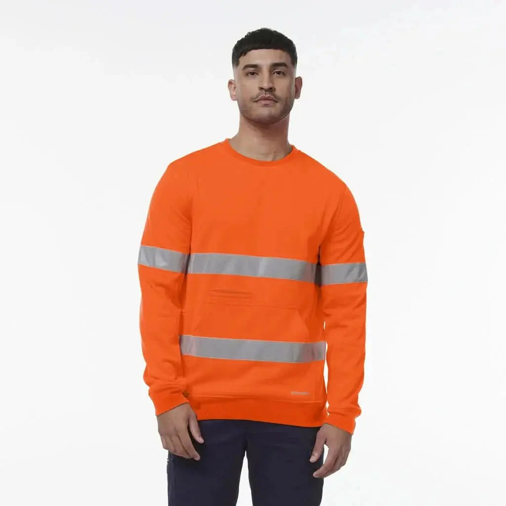 KingGee Hi Vis Crew Neck Fleece K55059 