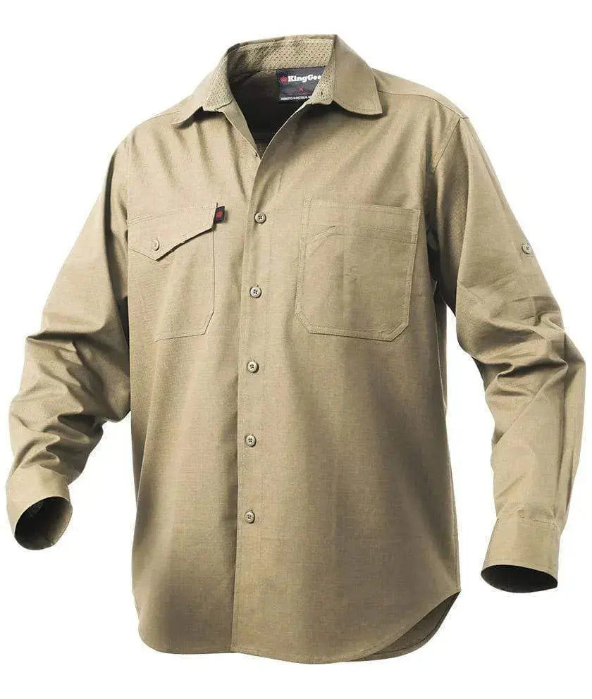 KingGee Workcool 2 Long Sleeve Work Shirt K14820 Metro Workwear.
