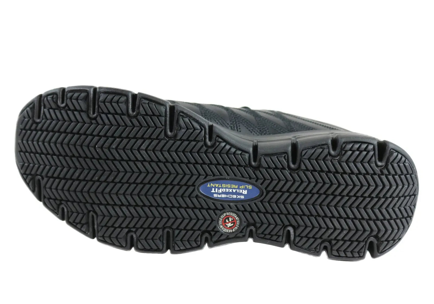 Skechers Women's Leather Relax Fit Sure Track Erath Slip Resistaent Shoe 76576  