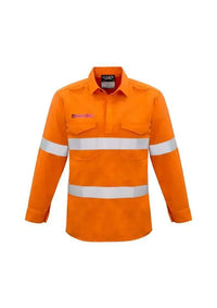 SYZMIK Men’s Closed Front Hoop Taped Shirt ZW134 Metro Workwear.