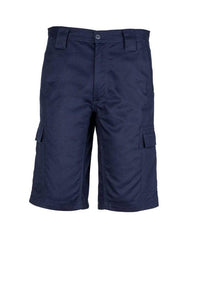 SYZMIK Men’s Drill Cargo Shorts ZW012 Work Wear Syzmik Navy 72 