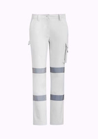 SYZMIK womens bio motion taped pant zp720 Work Wear Syzmik White 8 