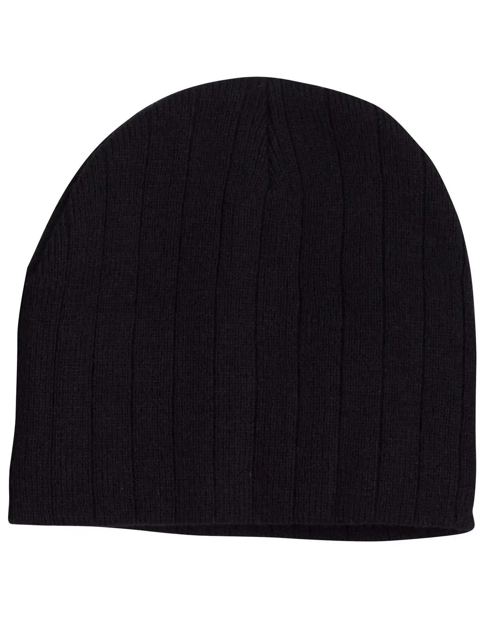 Cable Knit Beanie With Fleece Head BandCH64 Metro Workwear.