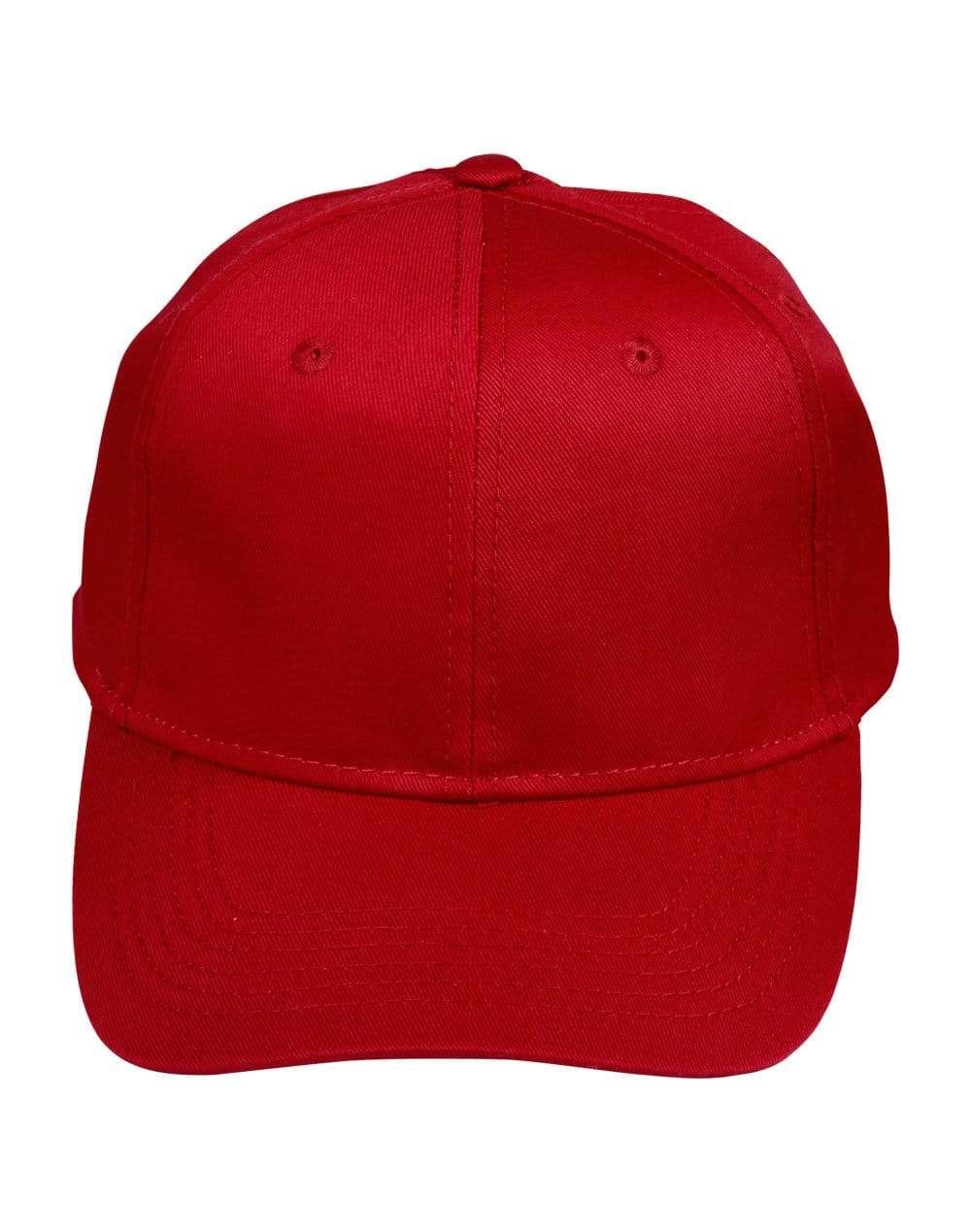 Polycotton Twill Cap Ch13 Active Wear Winning Spirit Maroon One size 