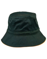 Sandwich Bucket Hat With Toggle H1033 Metro Workwear.