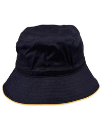 Sandwich Bucket Hat With Toggle H1033 Metro Workwear.