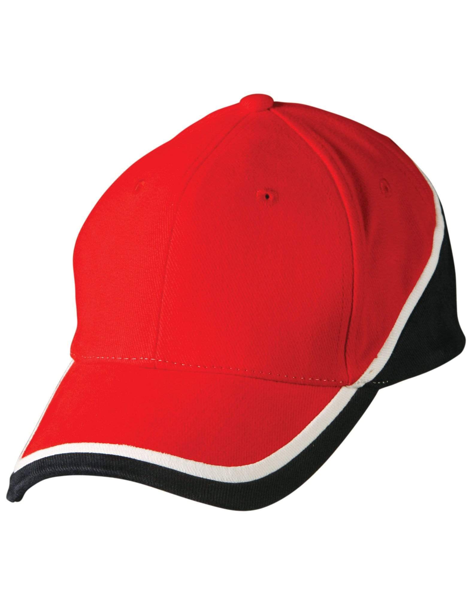 Tri Contrast Colours Cap Ch38 Active Wear Winning Spirit   