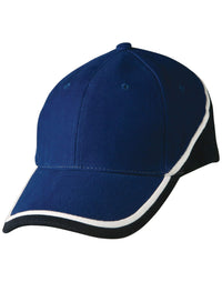 Tri Contrast Colours Cap Ch38 Active Wear Winning Spirit   