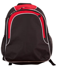 WINNER BACKPACK B5020 Active Wear Winning Spirit Black/White/Red "(w)35.5cm (h) 43cm (d)15.5cm Capacity: 23 Litres" 