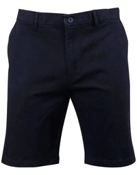 Winning Spirit Mens Slimfit Boston Chino Shorts M9381 Metro Workwear.