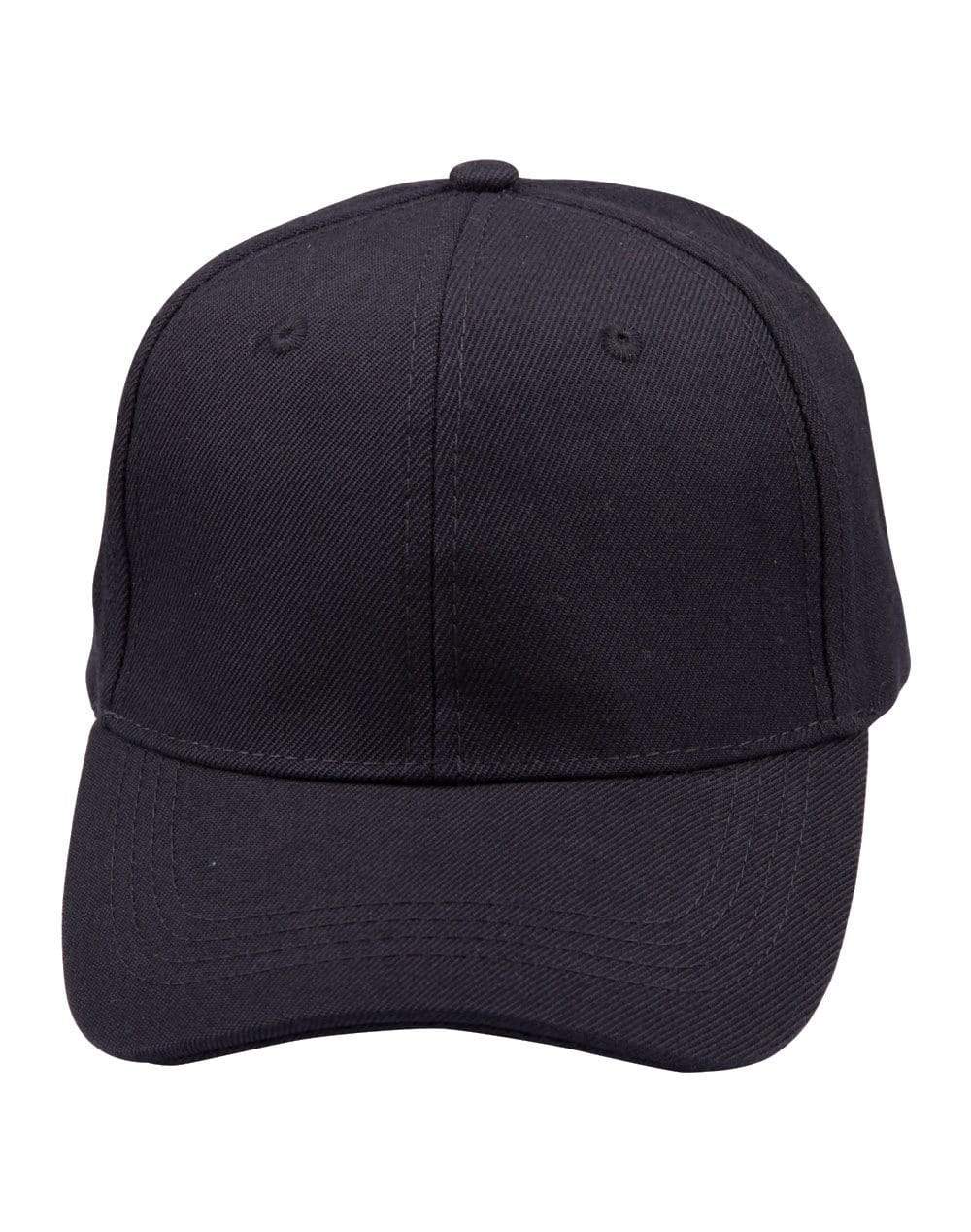 Wool Blend Cap H1007 Active Wear Winning Spirit Navy One size 