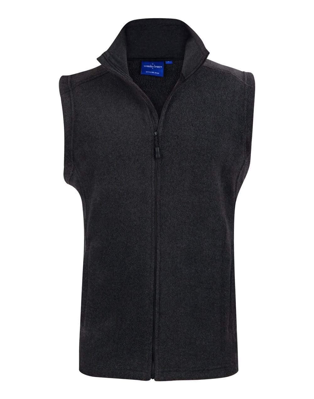 Bromley Polar Fleece Vest Unisex Pf22 Casual Wear Winning Spirit Charcoal 2XS 