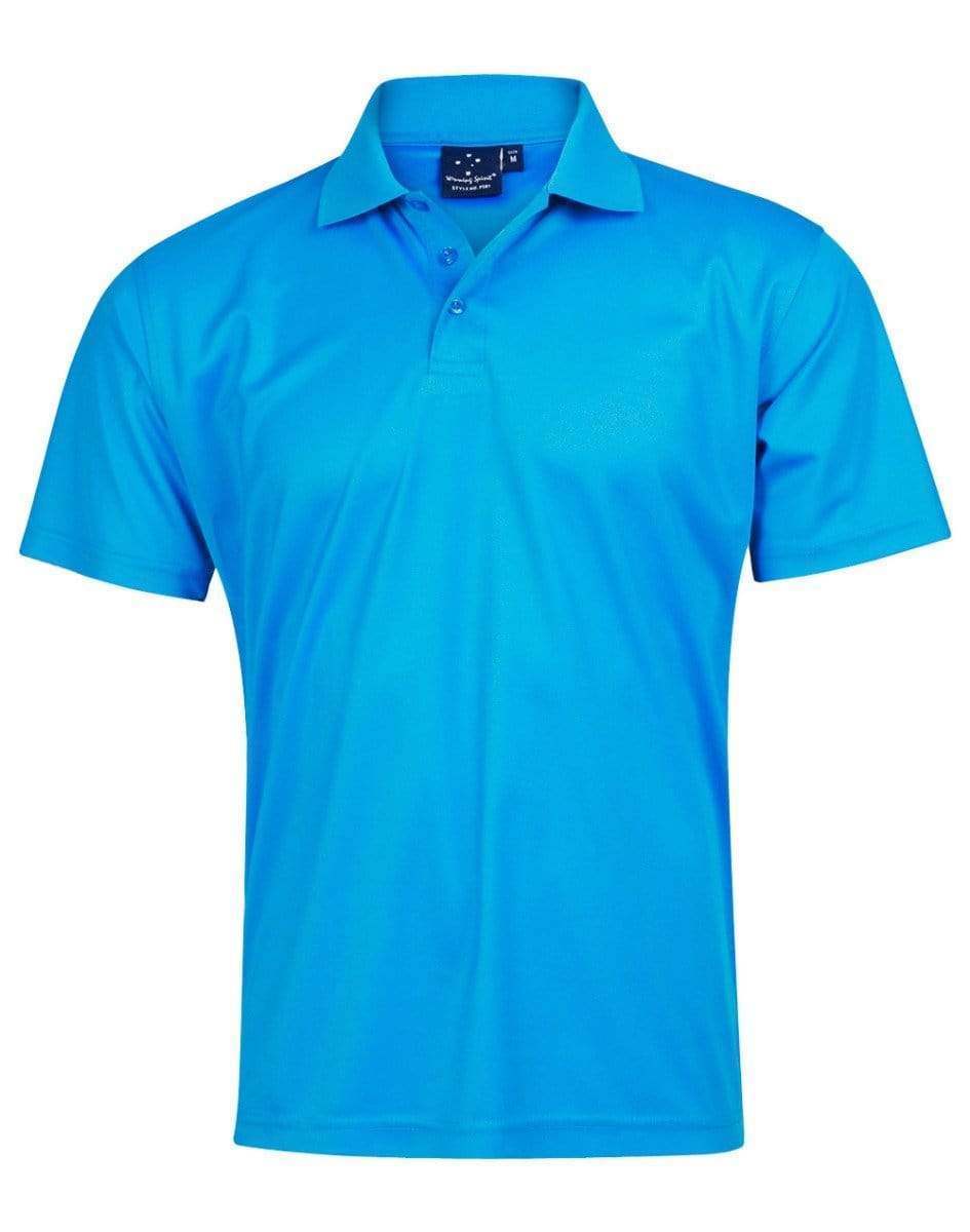 Winning Spirit Casual Wear Cyan / XS WINNING SPIRIT VERVE POLO Men's PS81