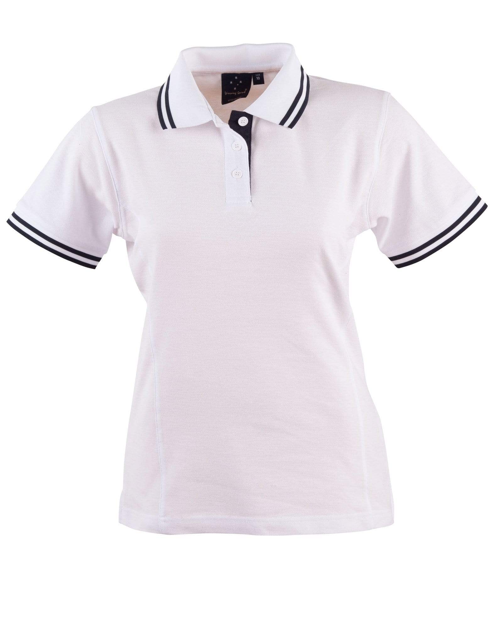 Grace Polo Women's Ps66 Casual Wear Winning Spirit White/ Navy 8 