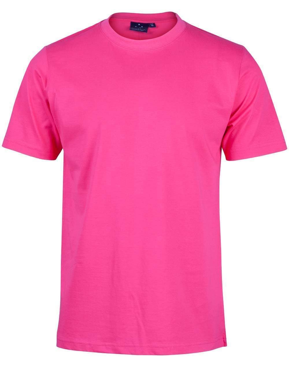 Savvy Tee Men's Ts37 Casual Wear Winning Spirit Fuchsia XS 