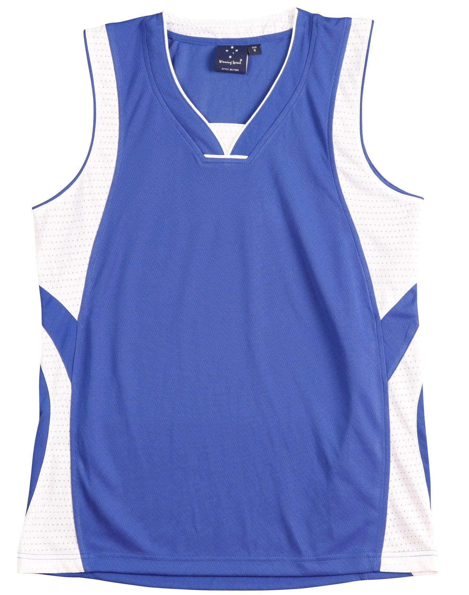 Slamdunk Singlet Adult Ts83 Casual Wear Winning Spirit Royal/White S 