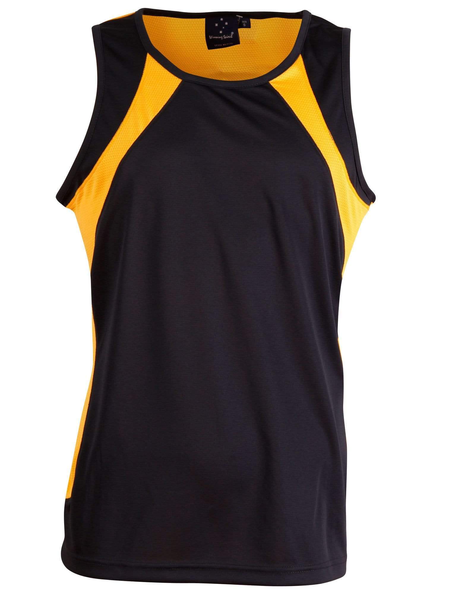 Sprint Singlet Men's Ts73 Casual Wear Winning Spirit Navy/Gold S 