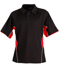 STATESMAN POLO Men's PS68 Casual Wear Winning Spirit Black/White/Red S 