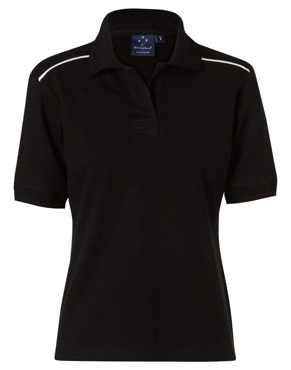 Winning Spirit Cambridge Polo Ladie's Ps26 Casual Wear Winning Spirit Black/White 8 