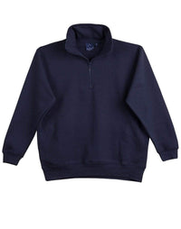 Winning Spirit Falcon Fleece Sweat Top Men's Fl02 Casual Wear Winning Spirit Navy S 