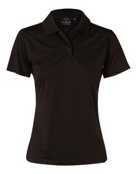 Winning Spirit Icon Polo Ladies'  Ps76 Casual Wear Winning Spirit Black 8 