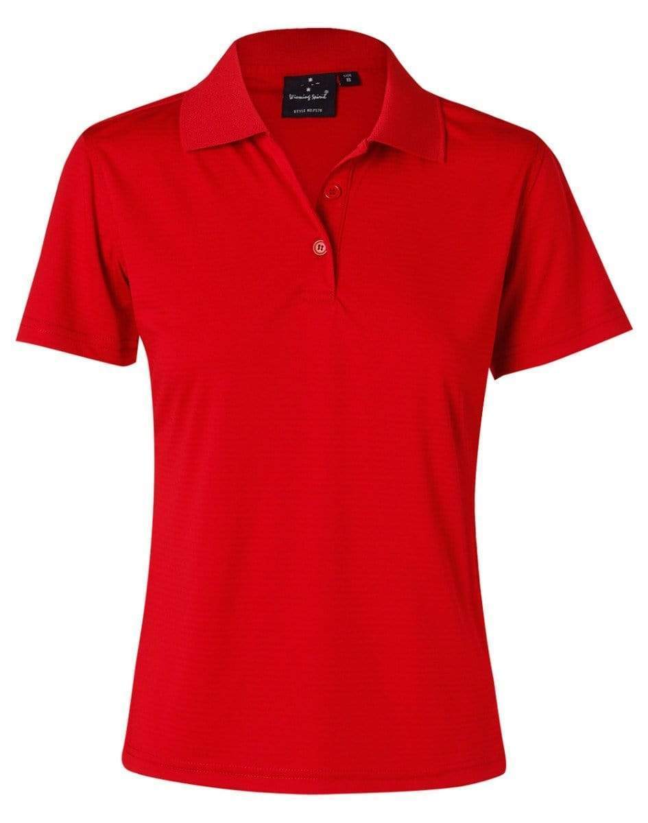 Winning Spirit Icon Polo Ladies'  Ps76 Casual Wear Winning Spirit Red 8 