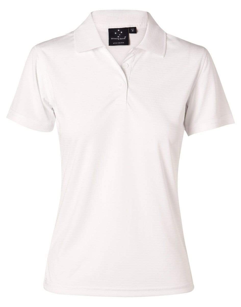 Winning Spirit Icon Polo Ladies'  Ps76 Casual Wear Winning Spirit White 8 