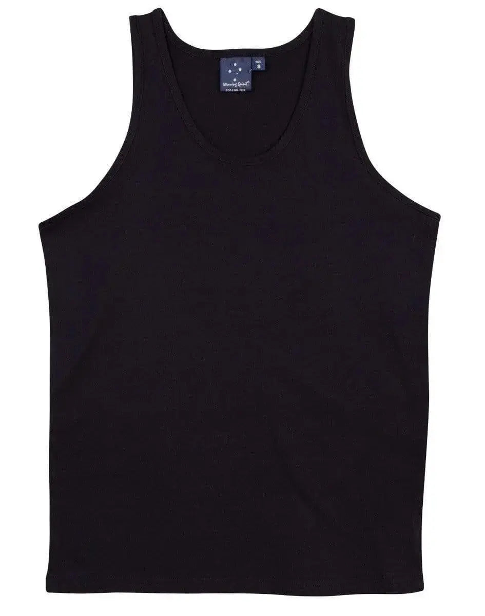 Winning Spirit Men's Trainer's Cotton Singlet Ts18 Metro Workwear.