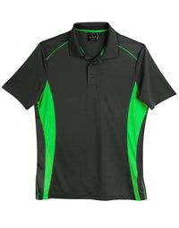 WINNING SPIRIT PURSUIT POLO KidsPS79K Casual Wear Winning Spirit Charcoal/Lime 4K 