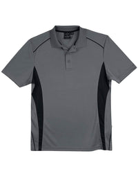 WINNING SPIRIT PURSUIT POLO Men'sPS79 Casual Wear Winning Spirit Ash/Black XS 