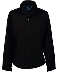 WINNING SPIRIT ROSEWALL SOFT SHELL Ladies JK16 Casual Wear Winning Spirit Black/Black 8 